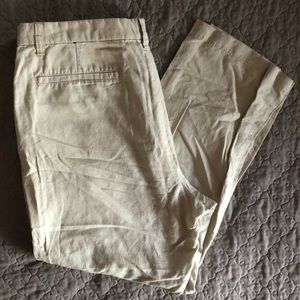 Men Banana Republic Gavin Chino Khaki Cream Pants